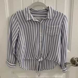 Girls Rails Striped Button Down / Size 14
